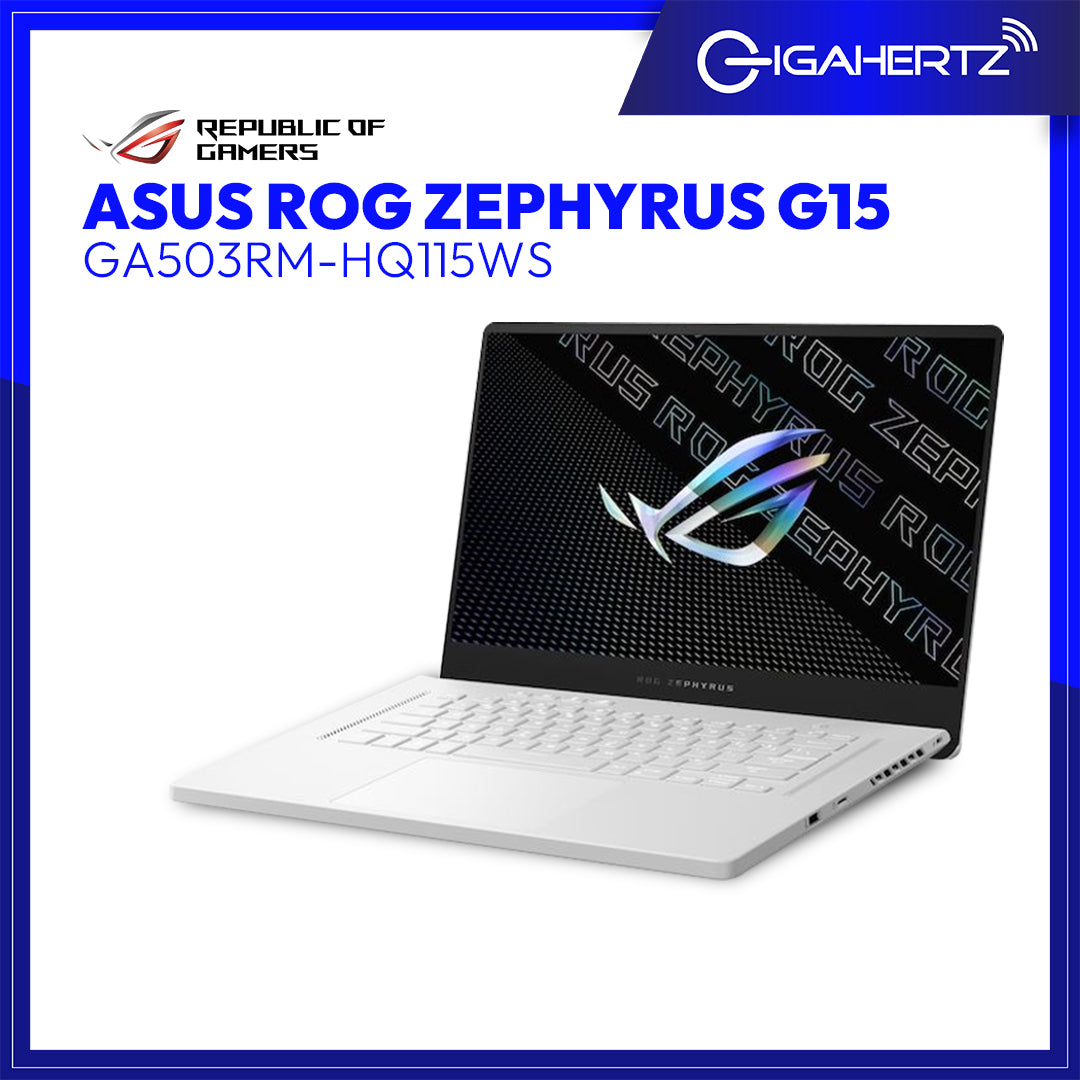 Asus ROG Zephyrus G15 GA503RM - HQ115WS | 15.6" QHD | Ryzen 7 6800HS | GeForce RTX 3060 | 16GB RAM | 1TB SSD | WIN 11 | Gigahertz