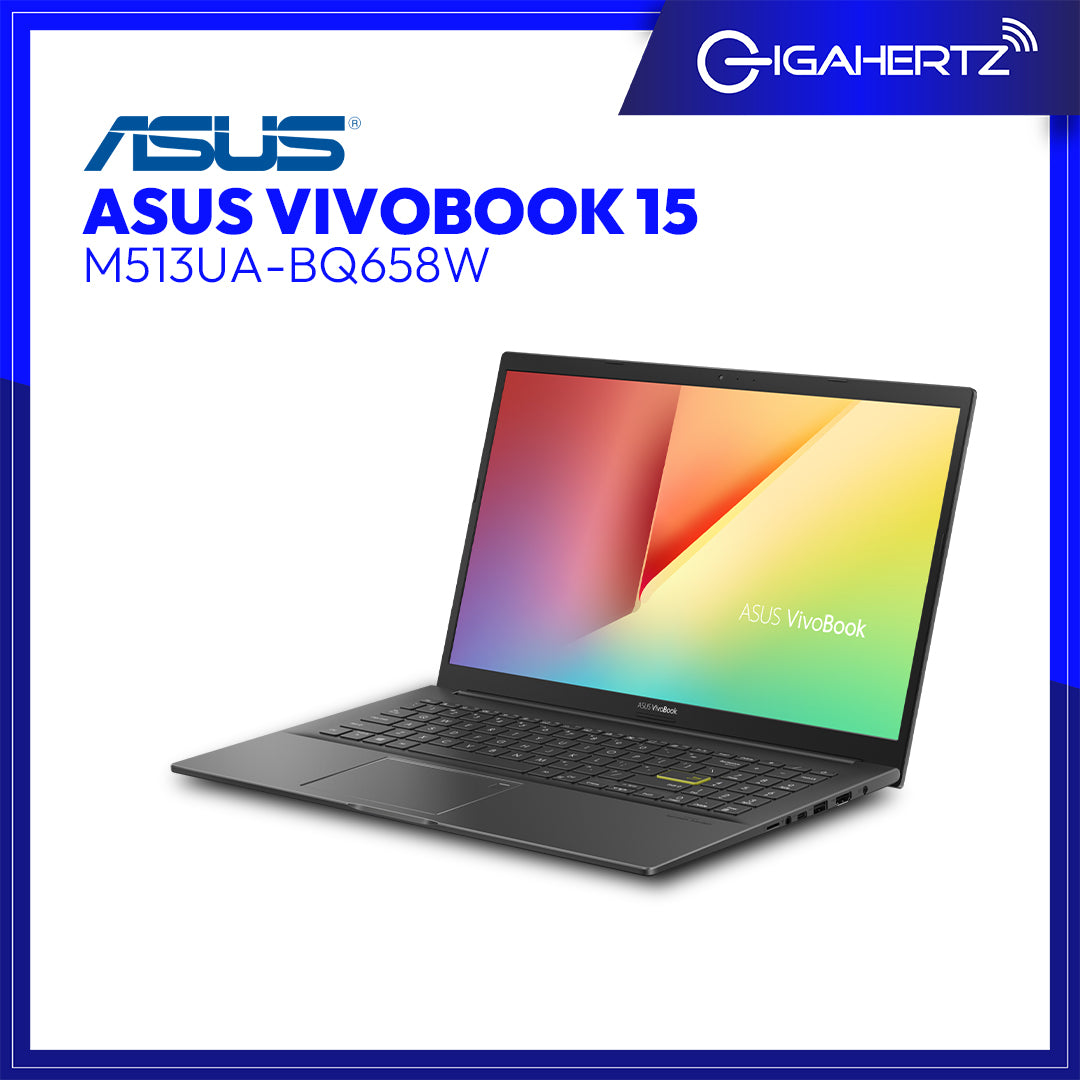 Asus Vivobook 15 M513UA - BQ658W | 15.6" FHD | Ryzen 5 5500U | Radeon Graphics | 8GB RAM | 512GB SSD | WIN 11 | Gigahertz