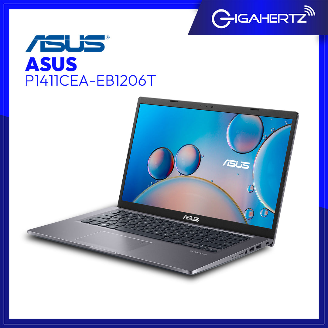 Asus P1411CEA - EB1206T | 14" FHD | i3 - 1115G4 | UHD Graphics | 8GB RAM | 256GB SSD | WIN 10 / WIN 11 | Gigahertz