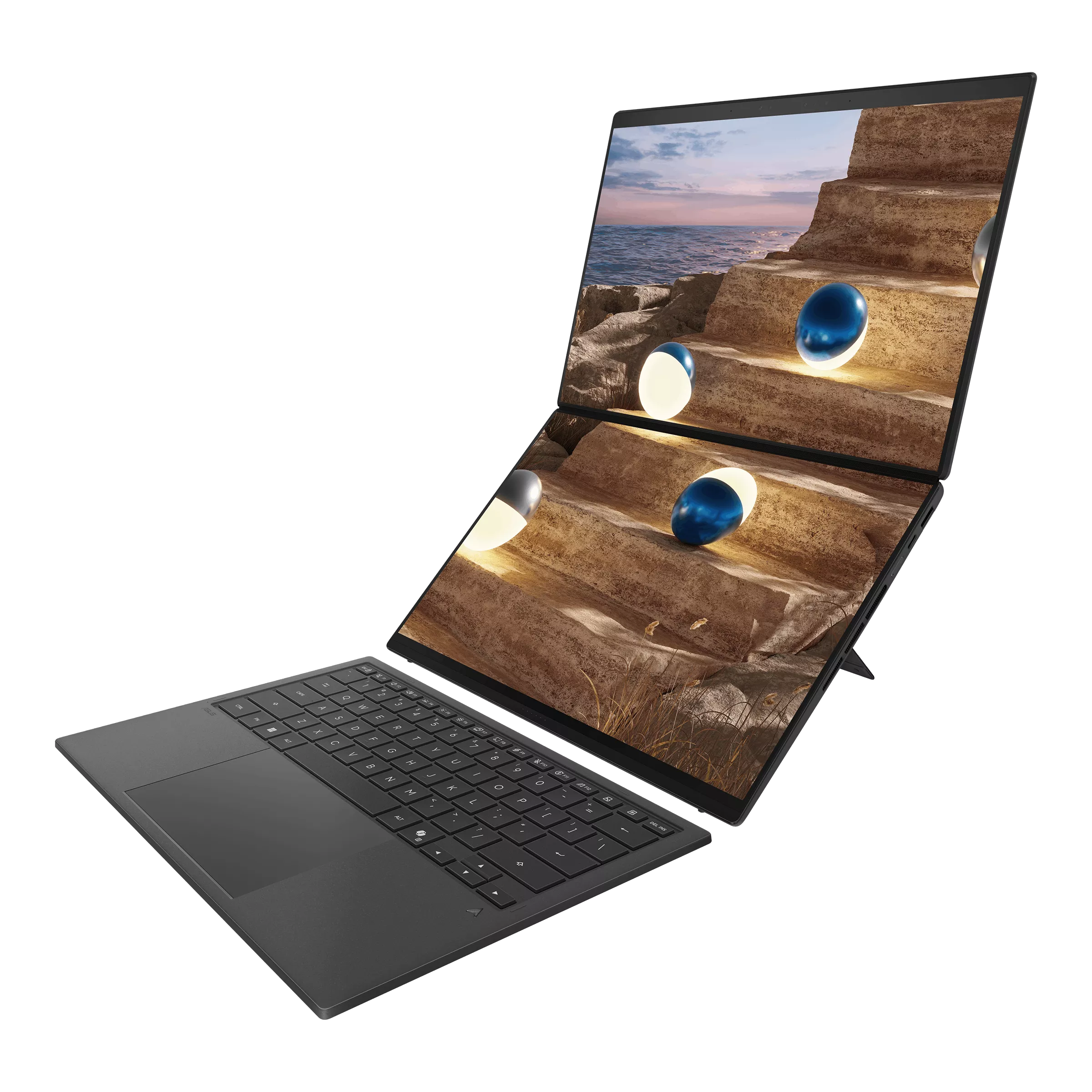 Asus Zenbook DUO UX8407AA-SN152WSM | 14inch 3K Touch | Intel Core Ultra 9 386H | 32GB RAM | 1TB SSD | Intel Arc | WIN11