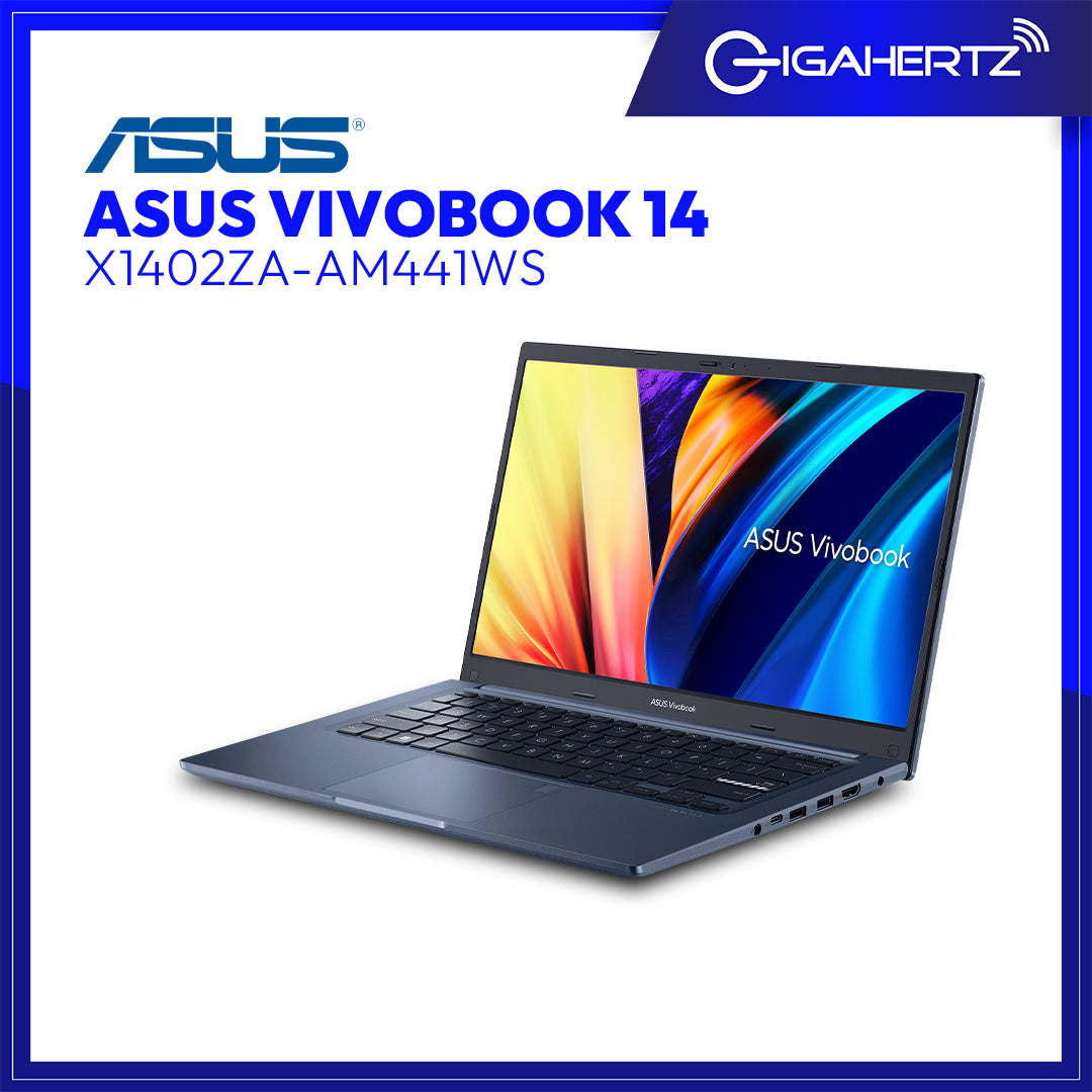 Asus Vivobook 14 X1402ZA - AM441WS | 14" FHD | i7 - 1260P | UHD Graphics | 8GB RAM | 512GB SSD | WIN 11 | Gigahertz