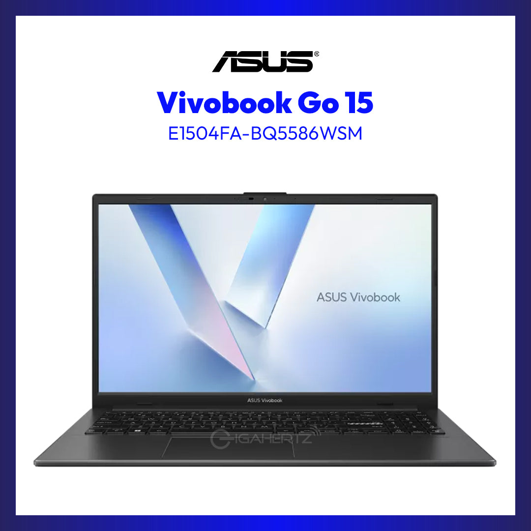 ASUS Vivobook Go 15 E1504FA BQ5586WSM - 15.6" | AMD Ryzen 5 40 | 8GB RAM | 512GB SSD | AMD Radeon Graphics | Win 11