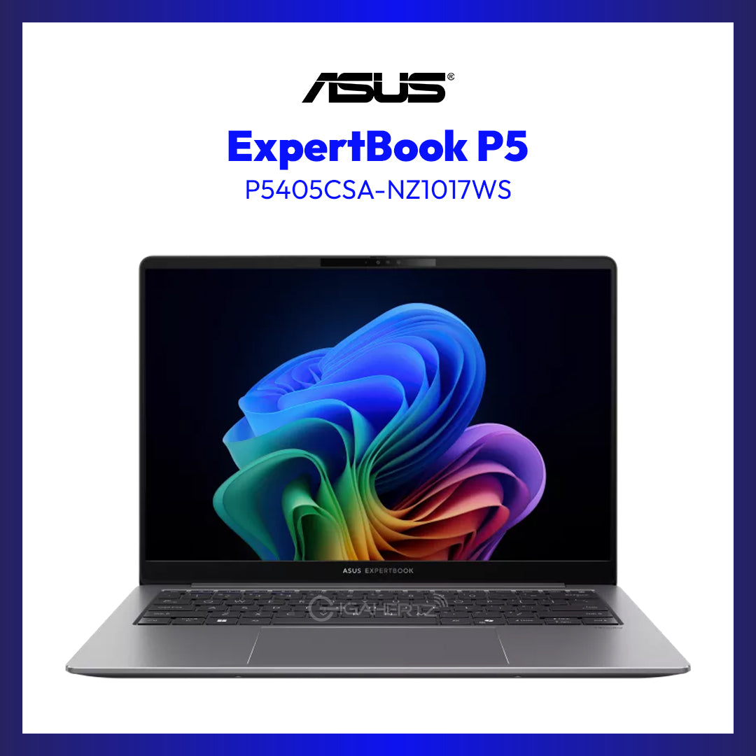 ASUS ExpertBook P5 P5405CSA LAPTOP (GREY) | Intel® Core™ Ultra 7 Processor 258V |  Intel® Arc™ 140V GPU |  32GB LPDDR5X | 1TB M.2 2280 NVMe™ PCIe® 4.0 SSD | WIN 11 PRO