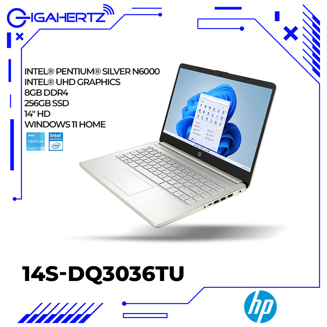 HP 14S-DQ3036TU 14" Student Laptop
