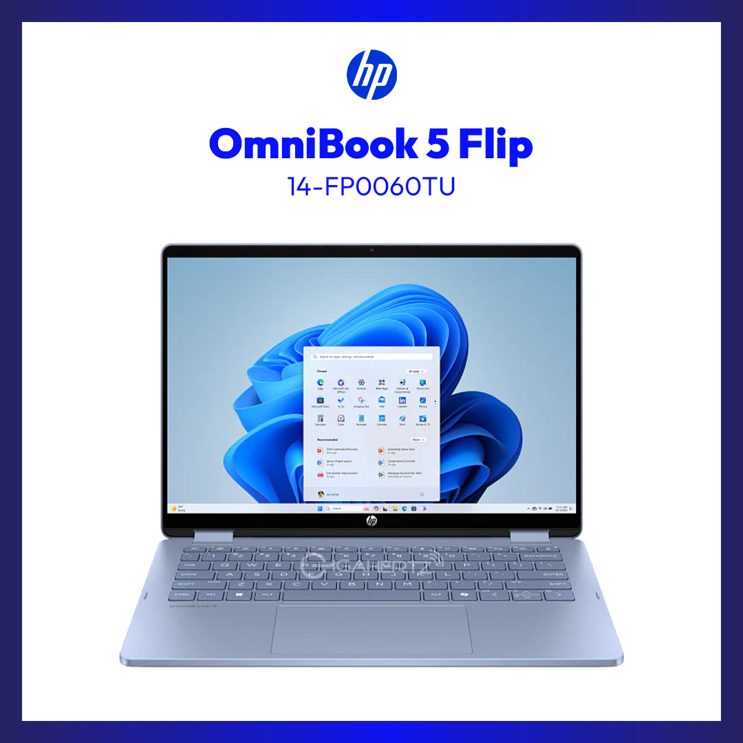 HP OmniBook 5 Flip 14-FP0060TU LAPTOP | Core 5 120U |14inch 2K | 16GB | 512 GB SSD | Intel Graphics | WIN11