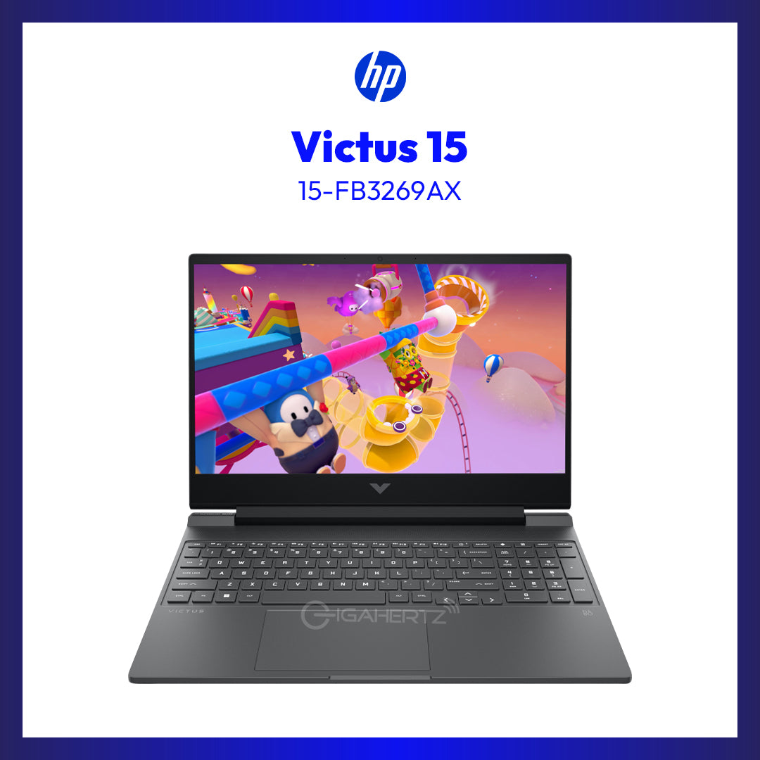 HP Victus 15-FB3269AX Gaming Laptop Mica Silver 15.6-in FHD Ryzen 7 7445H | 8GB | 512GB SSD | NVIDIA GF RTX 3050 4GB | Win11