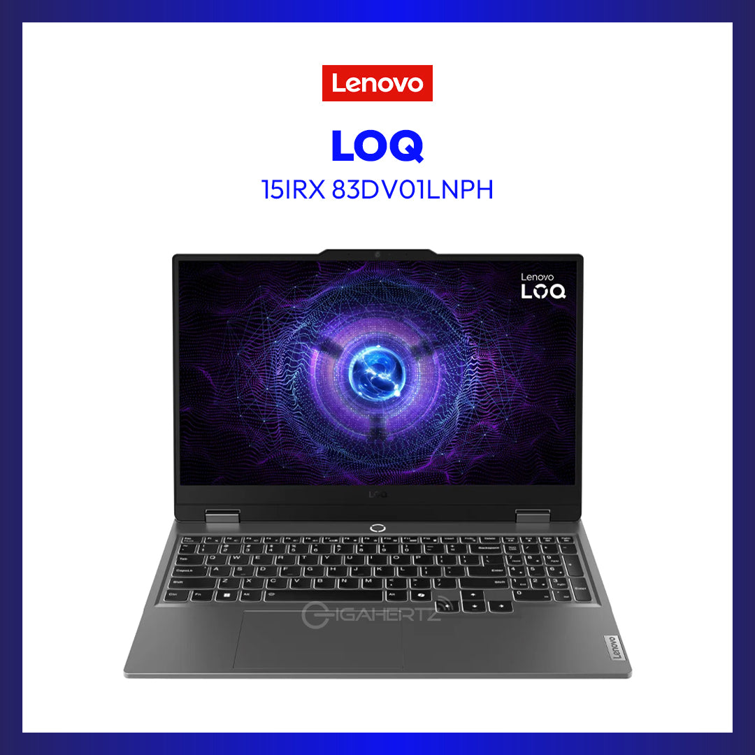 LENOVO LOQ 15IRX 83DV01LNPH | INTEL CORE I7-13650HX | 16GB RAM | 512GB SSD | NVIDIA GeForce RTX™ 4050 6GB GDDR6 | Luna Grey | Win 11