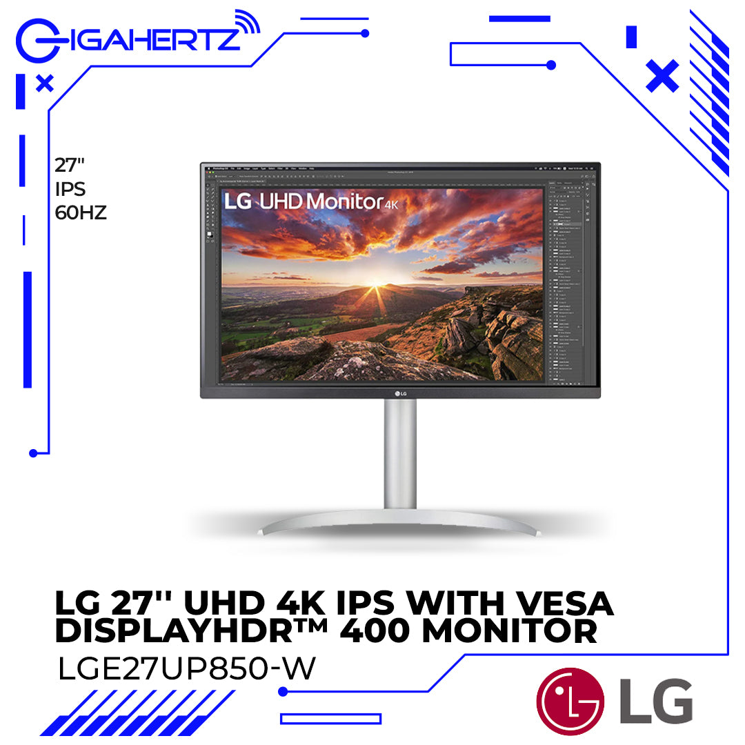 LG 27'' UHD 4K IPS With VESA DisplayHDR™ 400 Monitor
