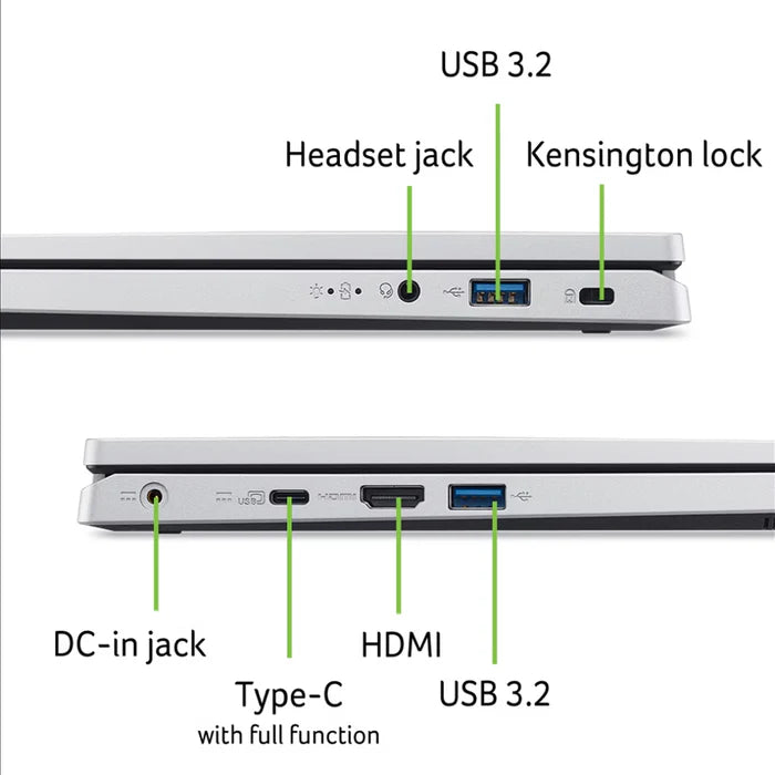 Acer Aspire Go AI AG14-71M-55Q4 | 14" IPS | Intel Core Ultra 5 115U | Intel Graphics | 16GB RAM | 512GB SSD | WIN 11
