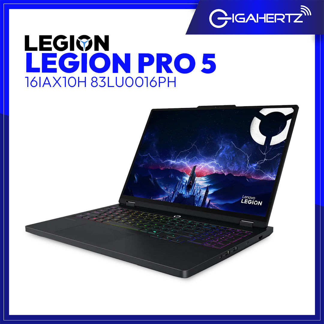 Legion Pro 5 16IAX10H 16IAX10H 83LU0016PH | Intel Core Ultra 9 275HX | GeForce RTX 5070 Ti | 32gb RAM | 1TB SSD | WIN 11