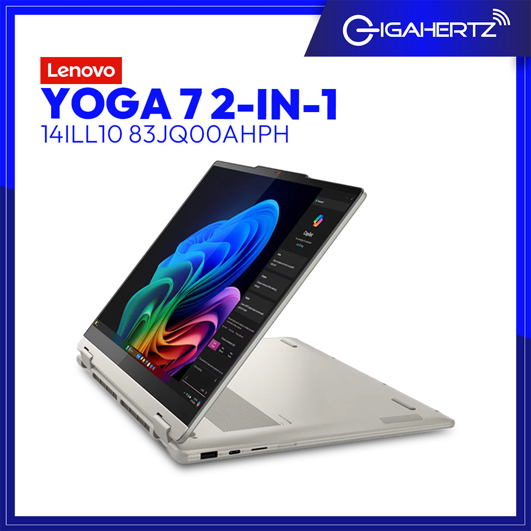 Lenovo Yoga 7 2-in-1 14ILL10 83JQ00AHPH | 14" OLED | Intel Core Ultra 7 258V | Integrated Intel Arc Graphics 140V | 32GB RAM | 1TB SSD | WIN 11