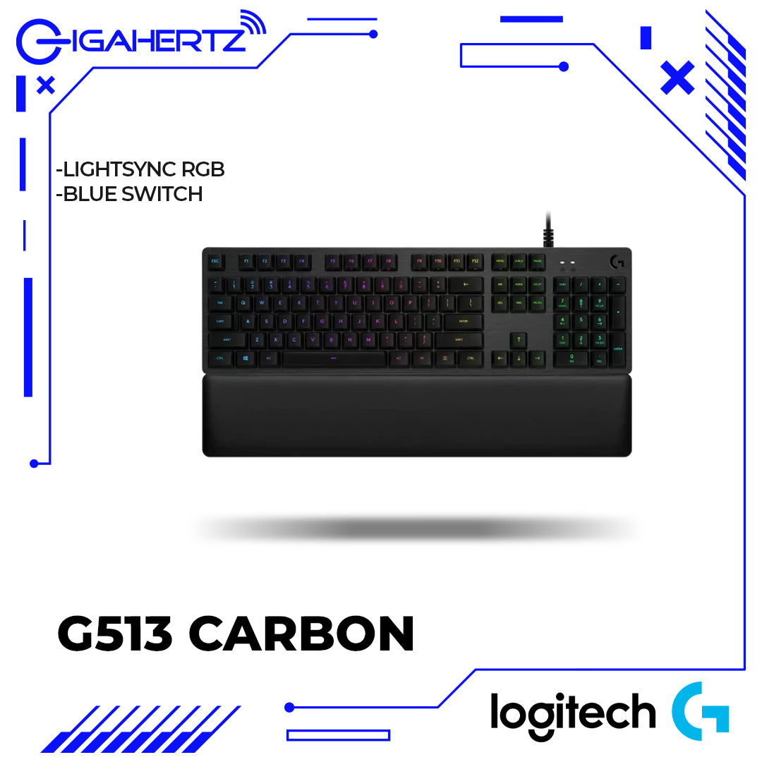 Logitech G513 Carbon LIGHTSYNC RGB Mechanical Gaming Keyboard