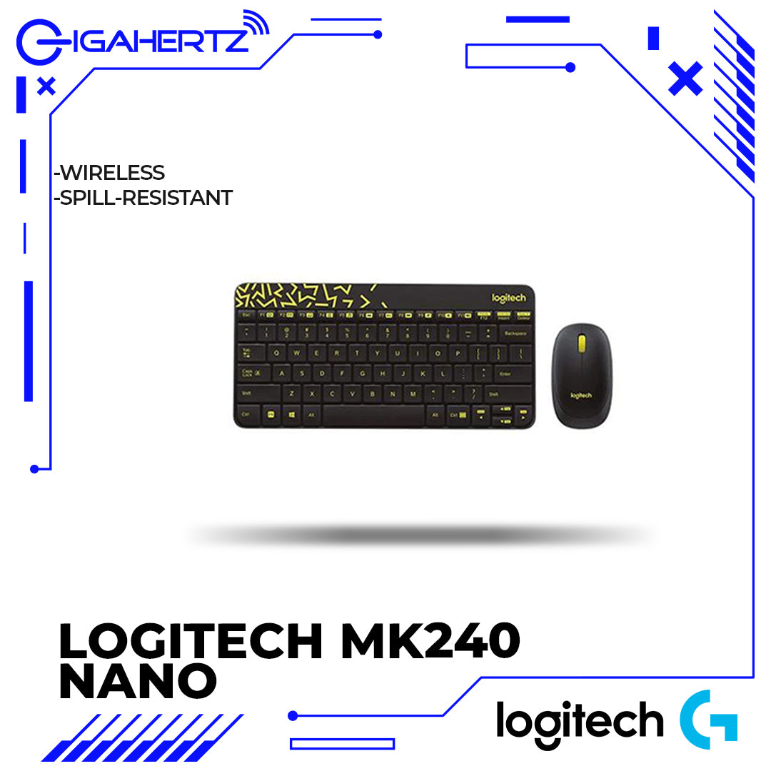 Logitech MK240 Nano Wireless Keyboard And Mouse Combo