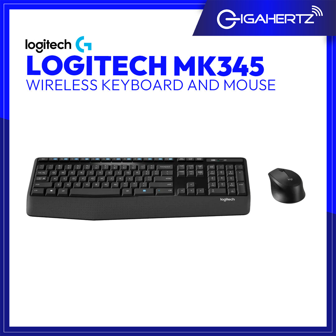Logitech MK345 Comfort Wireless Keyboard and Mouse Combo