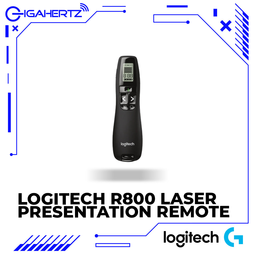 Logitech R800 Laser Presentation Remote With LCD display