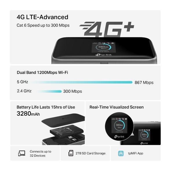 M7450 V3 300 Mbps LTE-Advanced Mobile Wi-Fi