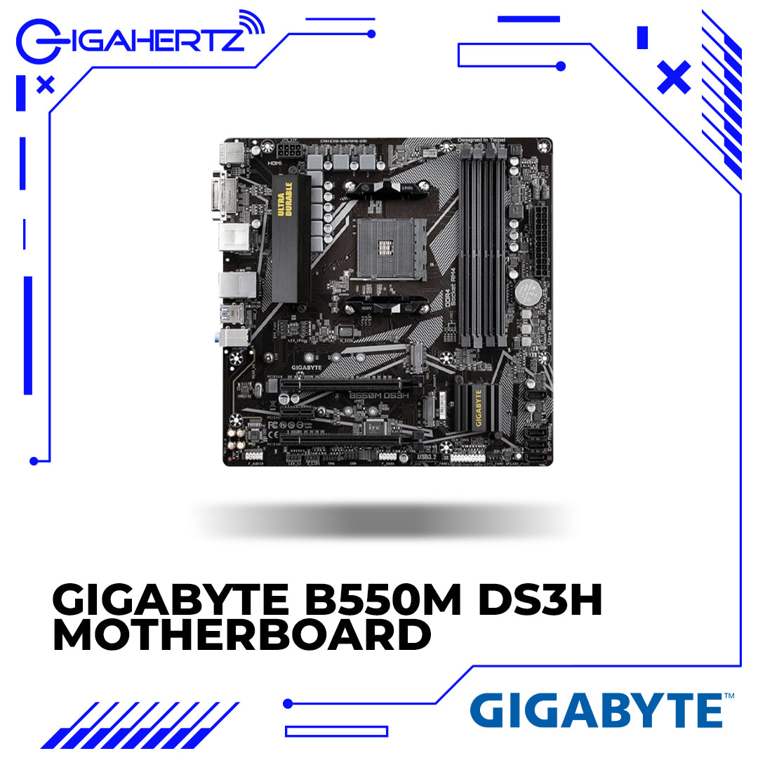 GIGABYTE GA-B550M-DS3H AM4 DDR4 M-ATX