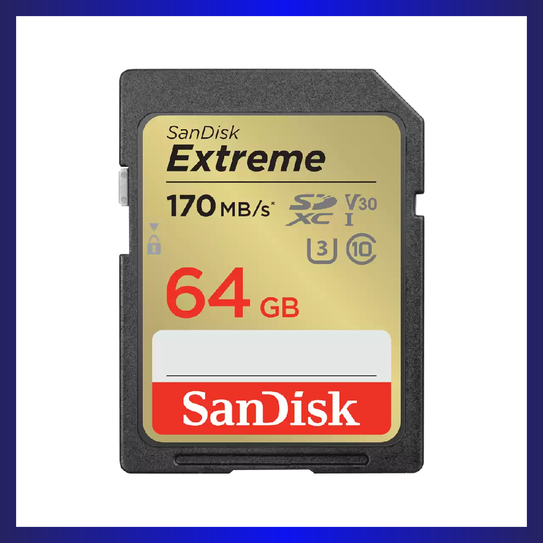 SanDisk Extreme 64GB SD UHS-I Card