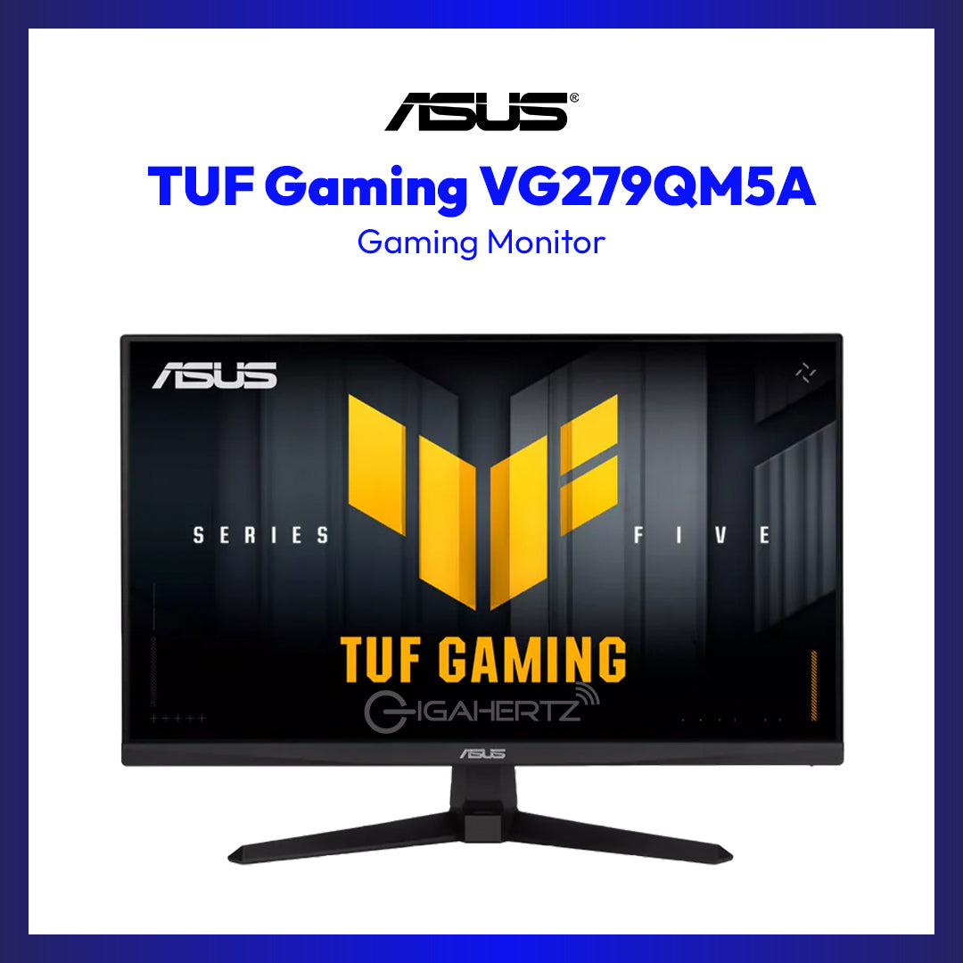TUF Gaming Series 5 VG279QM5A Gaming Monitor 27-inch Full HD Fast-IPS panel, 240Hz, 0.3ms, G-SYNC® compatible, AMD FreeSync™ Premium, ELMB SYNC, 99% sRGB, DisplayWidget Center, Gaming AI