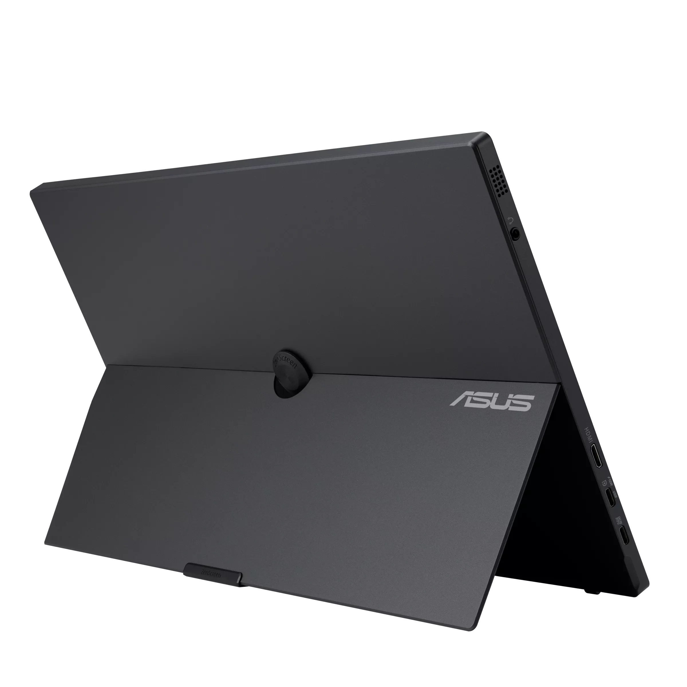ASUS ZenScreen Touch MB16AMTR portable monitor - 16 inch (15.6 inch viewable), FHD (1920 x 1080), IPS, 10-point touch, Built-in Battery, Hybrid Signal Solution, Mini-HDMI, Compatible with Laptops, Smartphones and Game Consoles