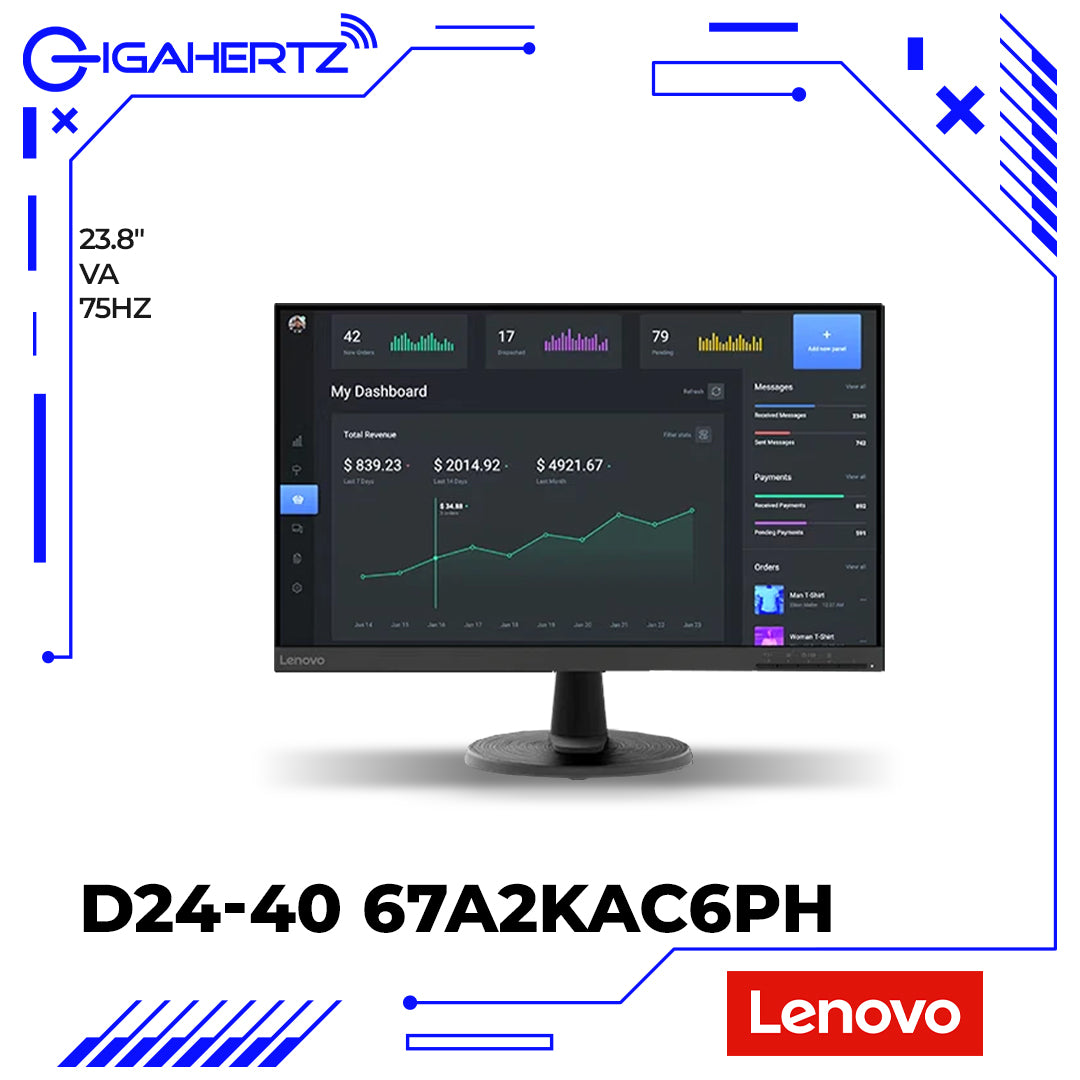 Lenovo D24-40 67A2KAC6PH 23.8" Monitor