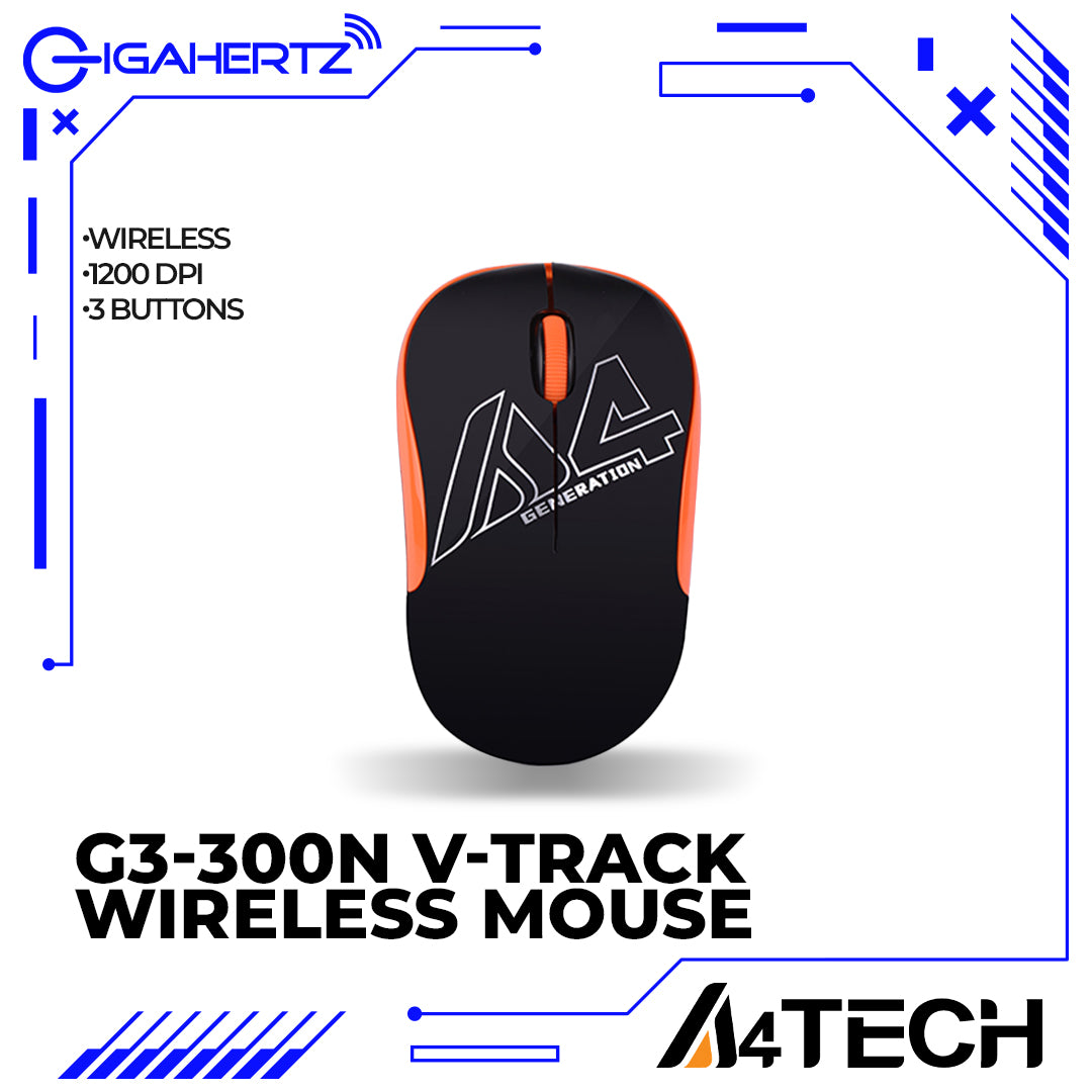 A4Tech G3-300N V-Track Wireless Mouse