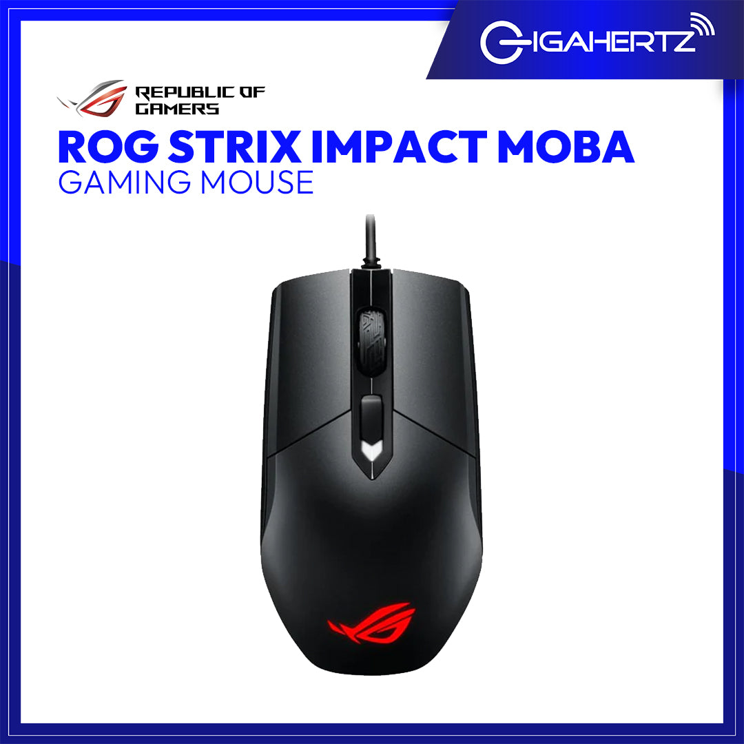 Asus ROG Strix Impact MOBA Gaming Mouse | Gigahertz