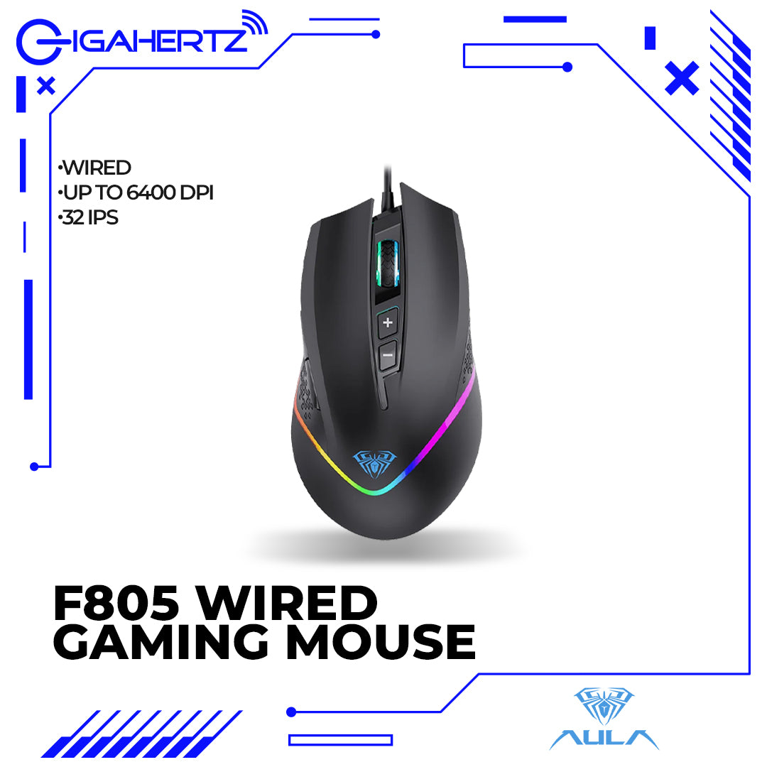 Aula F805 Wired Optical Gaming Mouse