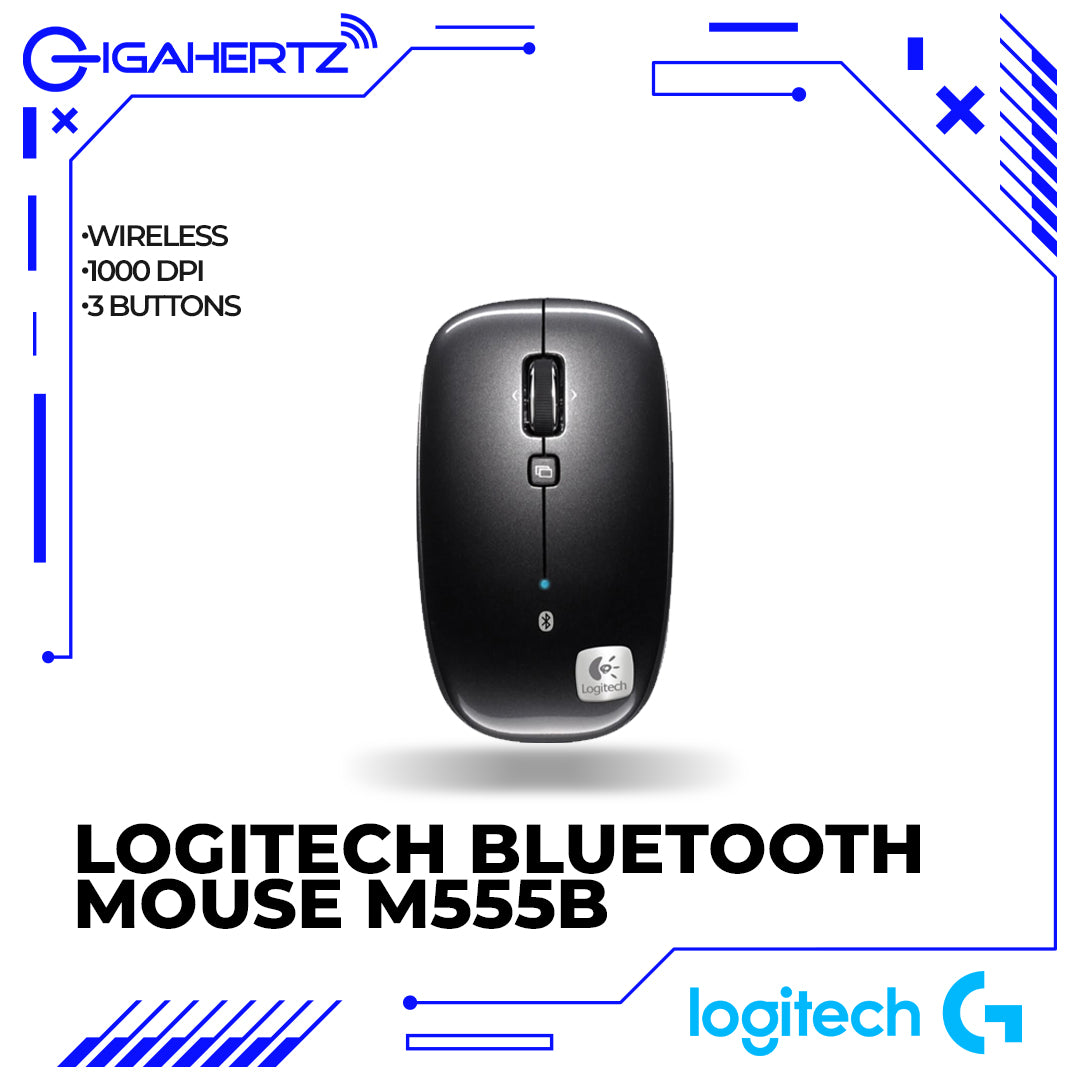 Logitech Bluetooth M555B Wireless Laser Mouse