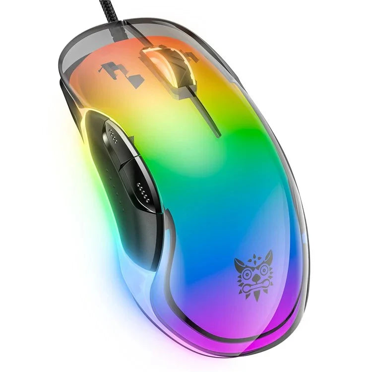 Onikuma CW925 RGB Wired eSports Gaming Mouse (Black)