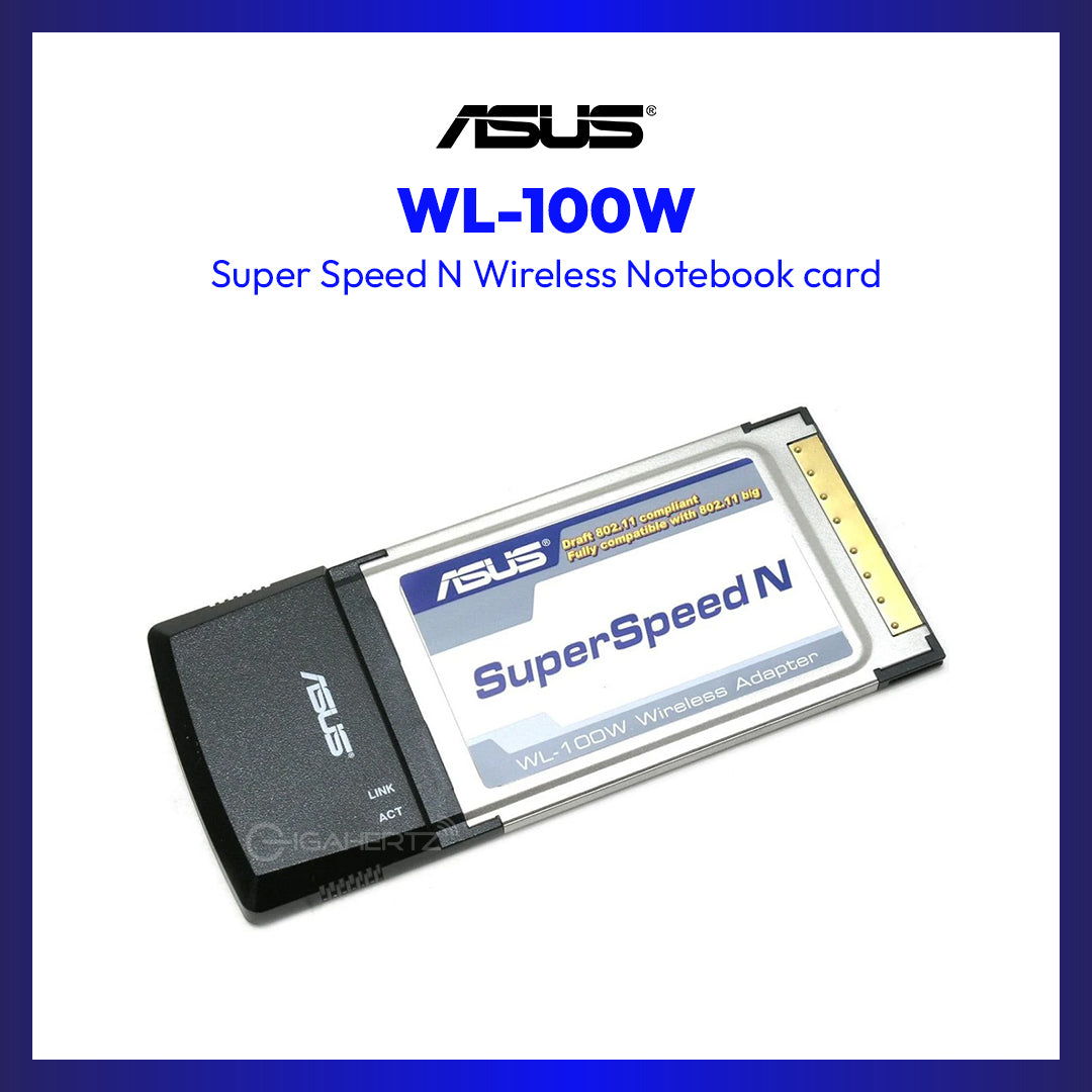 Asus WL-100W Super Speed N Wireless Notebook card 802.11n