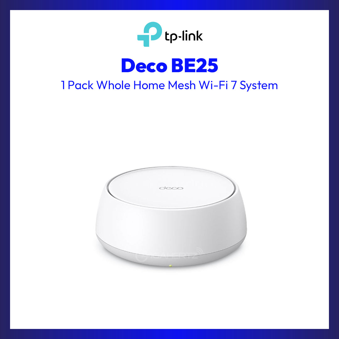 TPLINK DECO BE25 1PACK MESH WIFI 7 WH