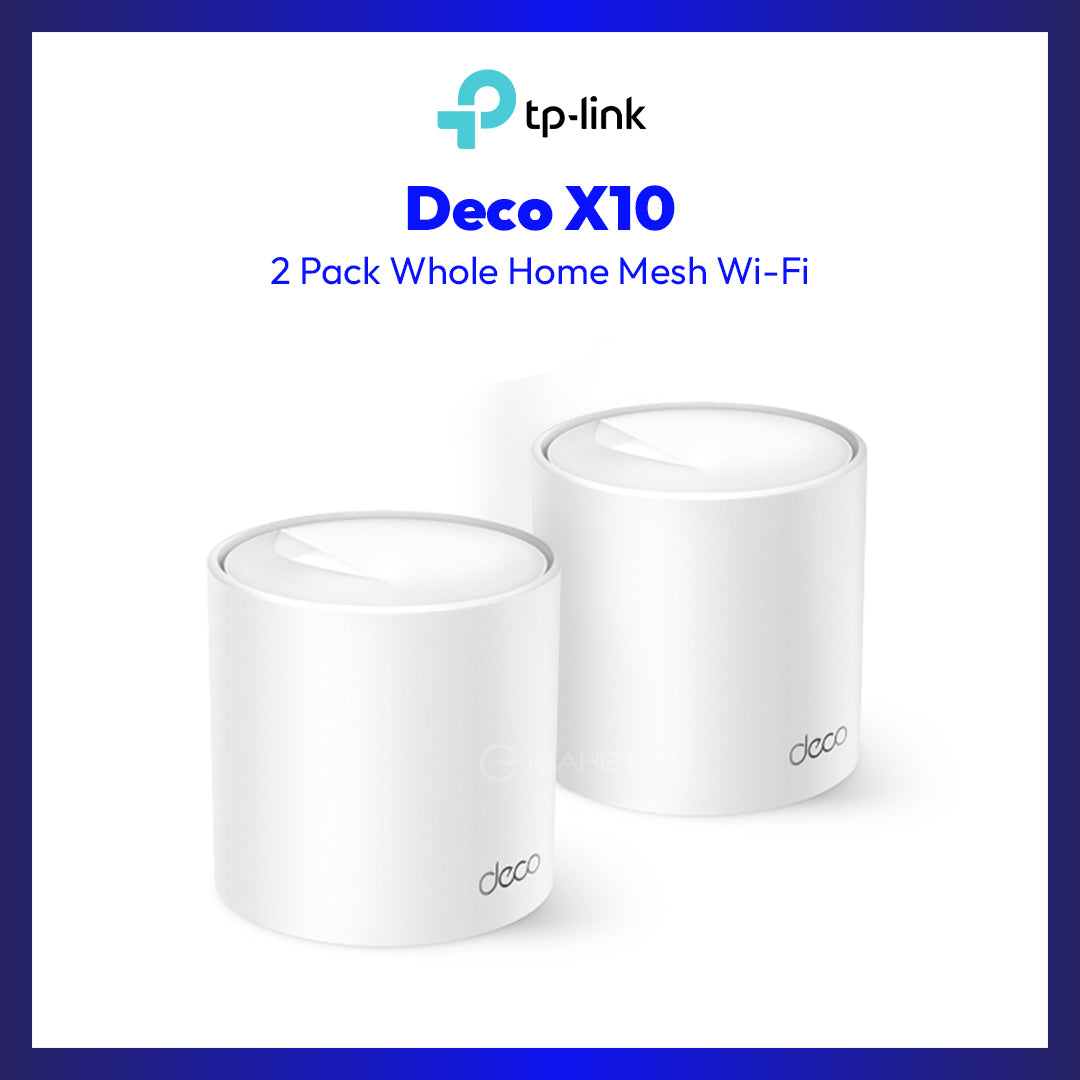TPLINK DECO X10 2PACK MESH WIFI 6 WH
