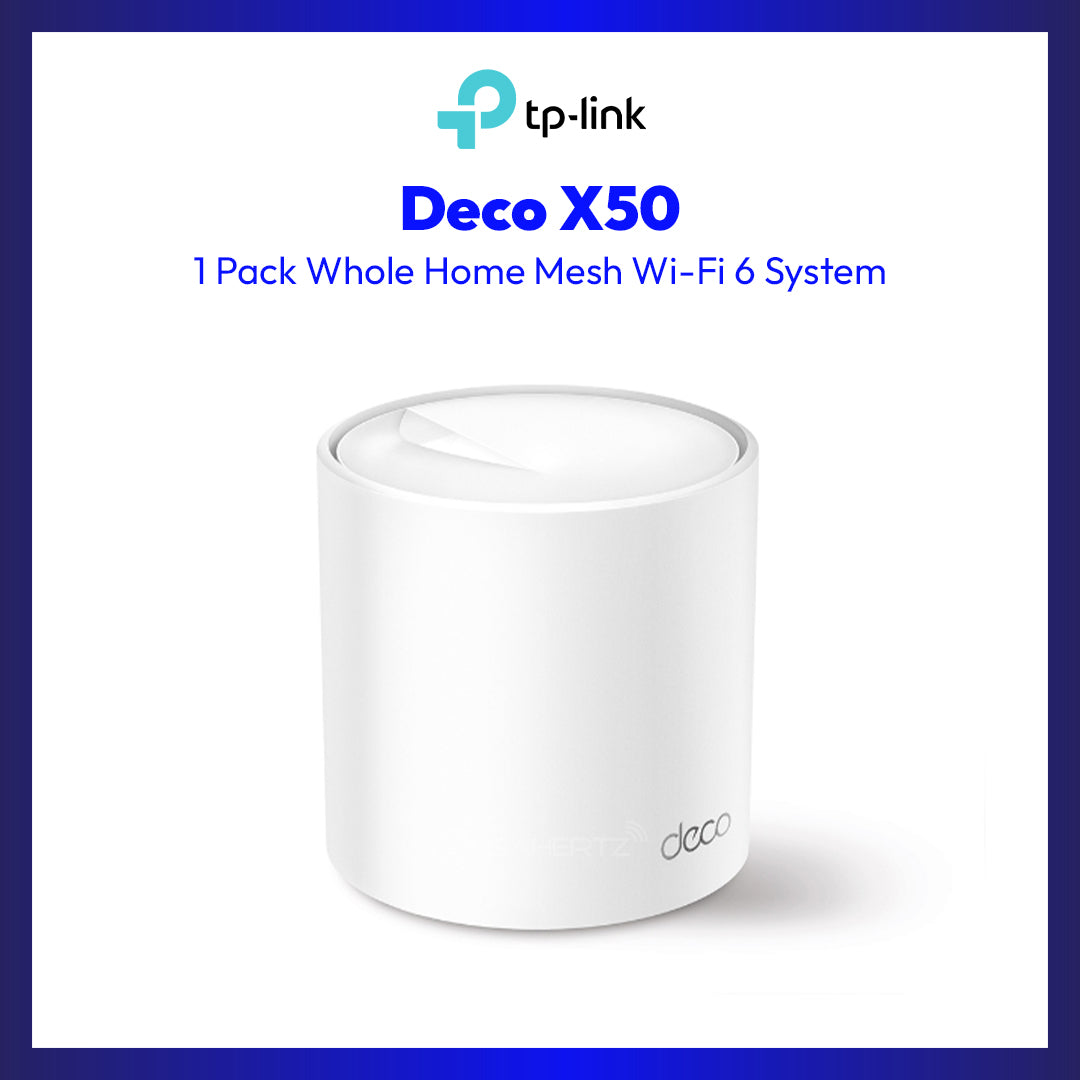 TPLINK DECO X50 1PACK MESH WIFI 6 WH