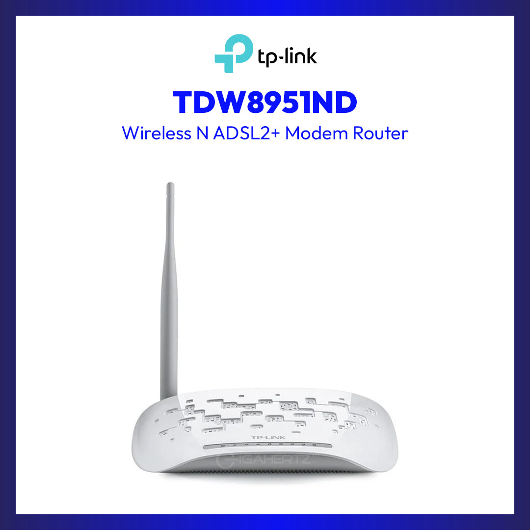 TP-Link TDW8951ND 150Mbps Wireless N ADSL2+ Modem Router