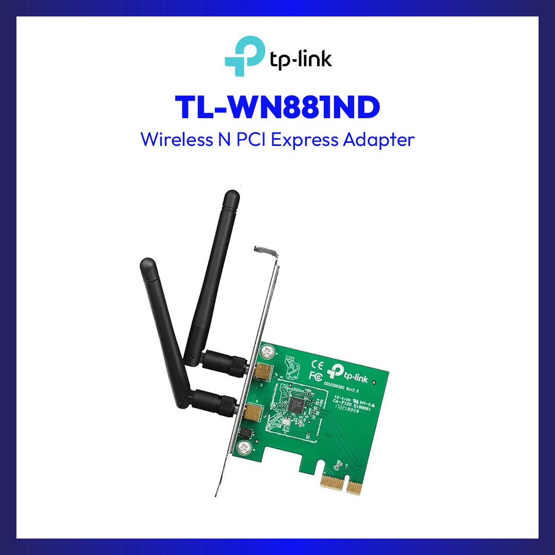 TP-Link TL-WN881ND 300Mbps Wireless N PCI Express Adapter