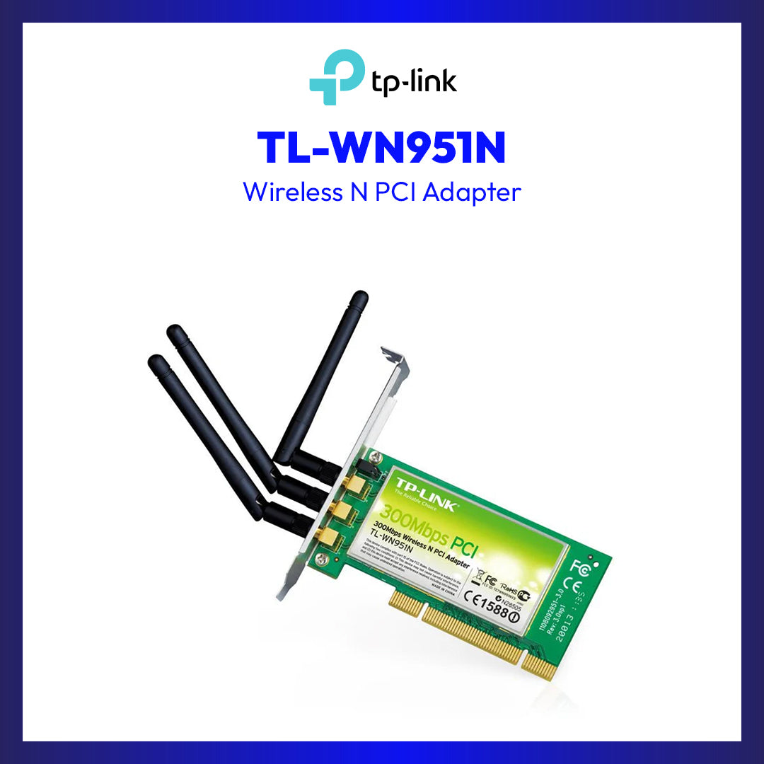 TP-Link TL-WN951N 300Mbps Wireless N PCI Adapter
