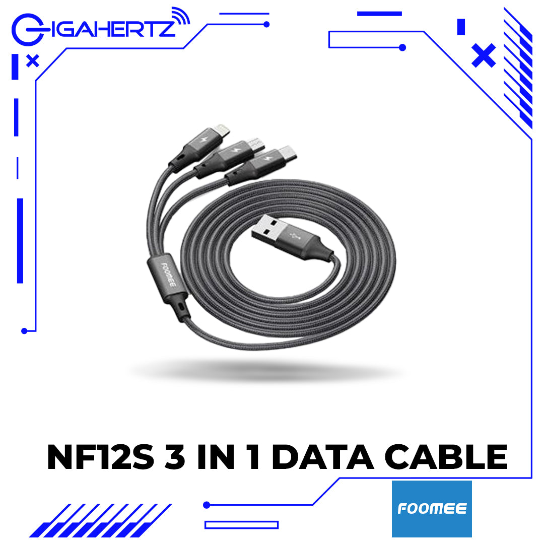 Foomee NF12S 3 in 1 Data Cable