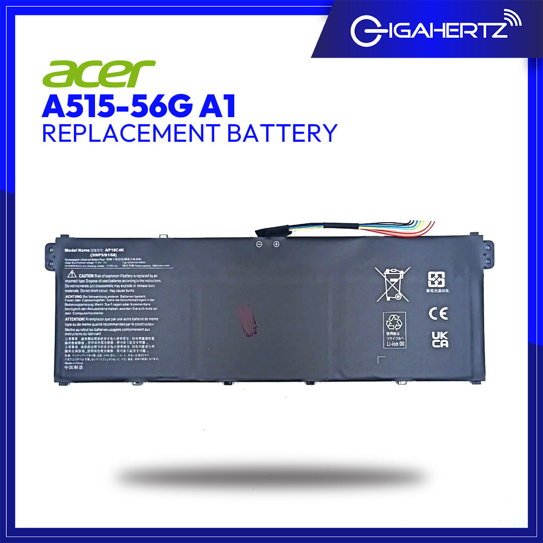 Replacement Battery for Acer A515-56G A1