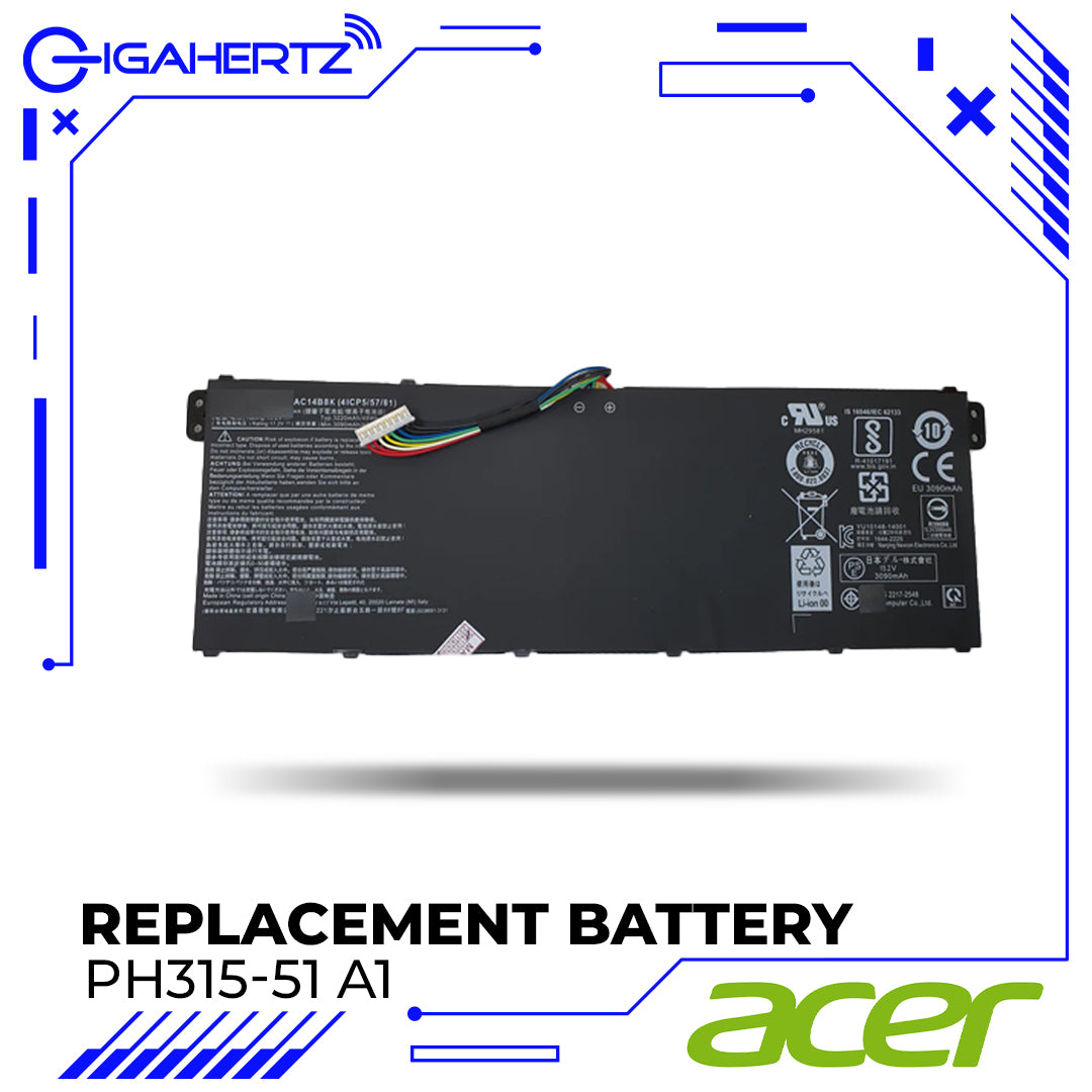 Acer Battery PH315-51 A1 for Acer Predator Helios 300 PH315-51