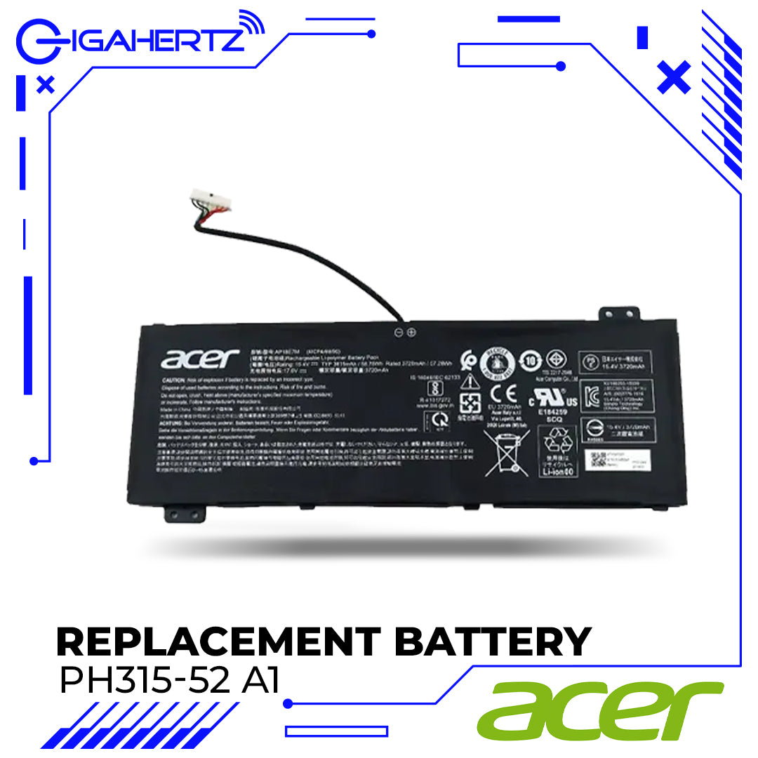 Replacement Battery for Acer PH315-52 A1