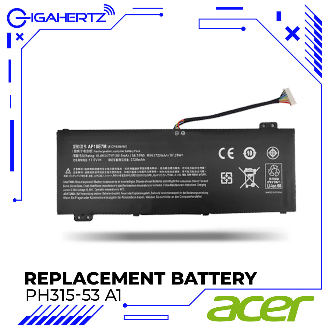 Replacement Battery for Acer PH315-53 A1