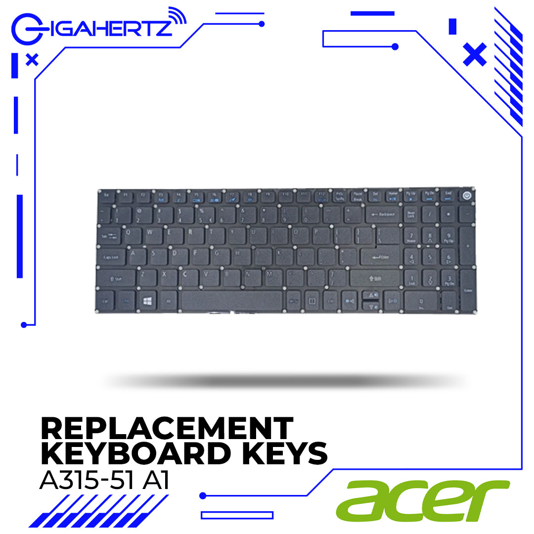 Replacement Keyboard Keys for Acer A315-51 A1