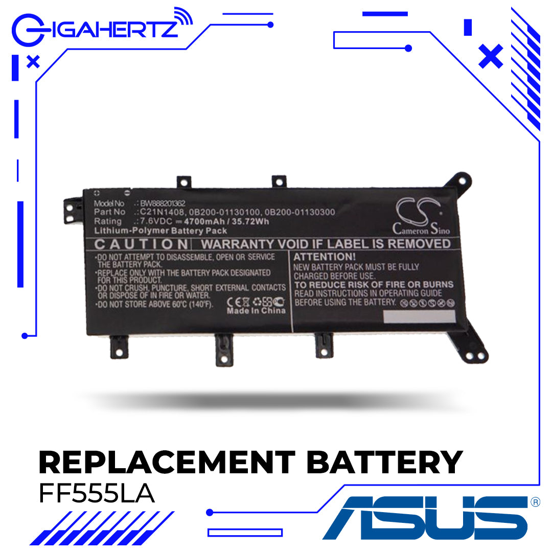Replacement Battery for Asus F555LA A1