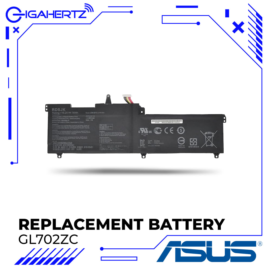 Replacement for Asus Battery GL702ZC A1