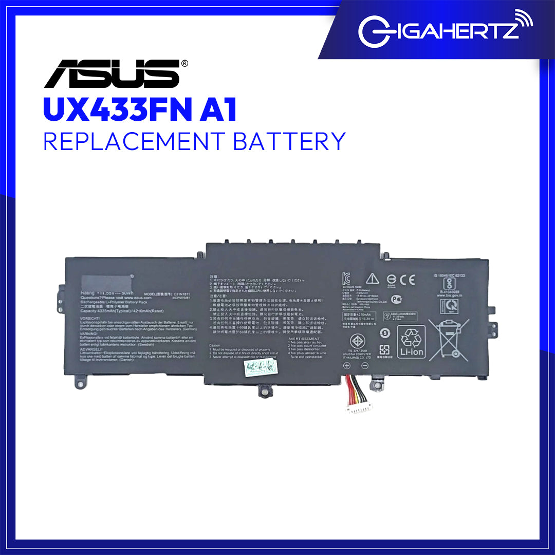 Replacement Battery for Asus UX433FN A1