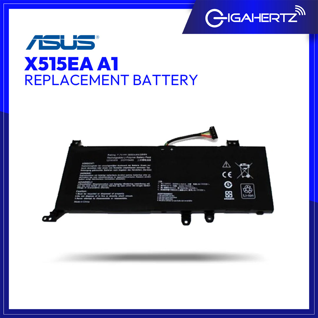 Replacement for Asus Battery X515EA A1 | Gigahertz