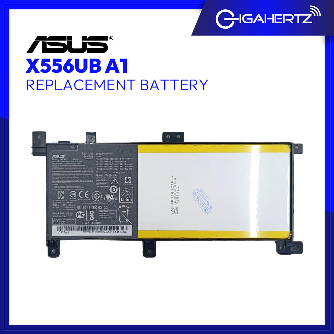 Replacement Battery for Asus X556UB A1