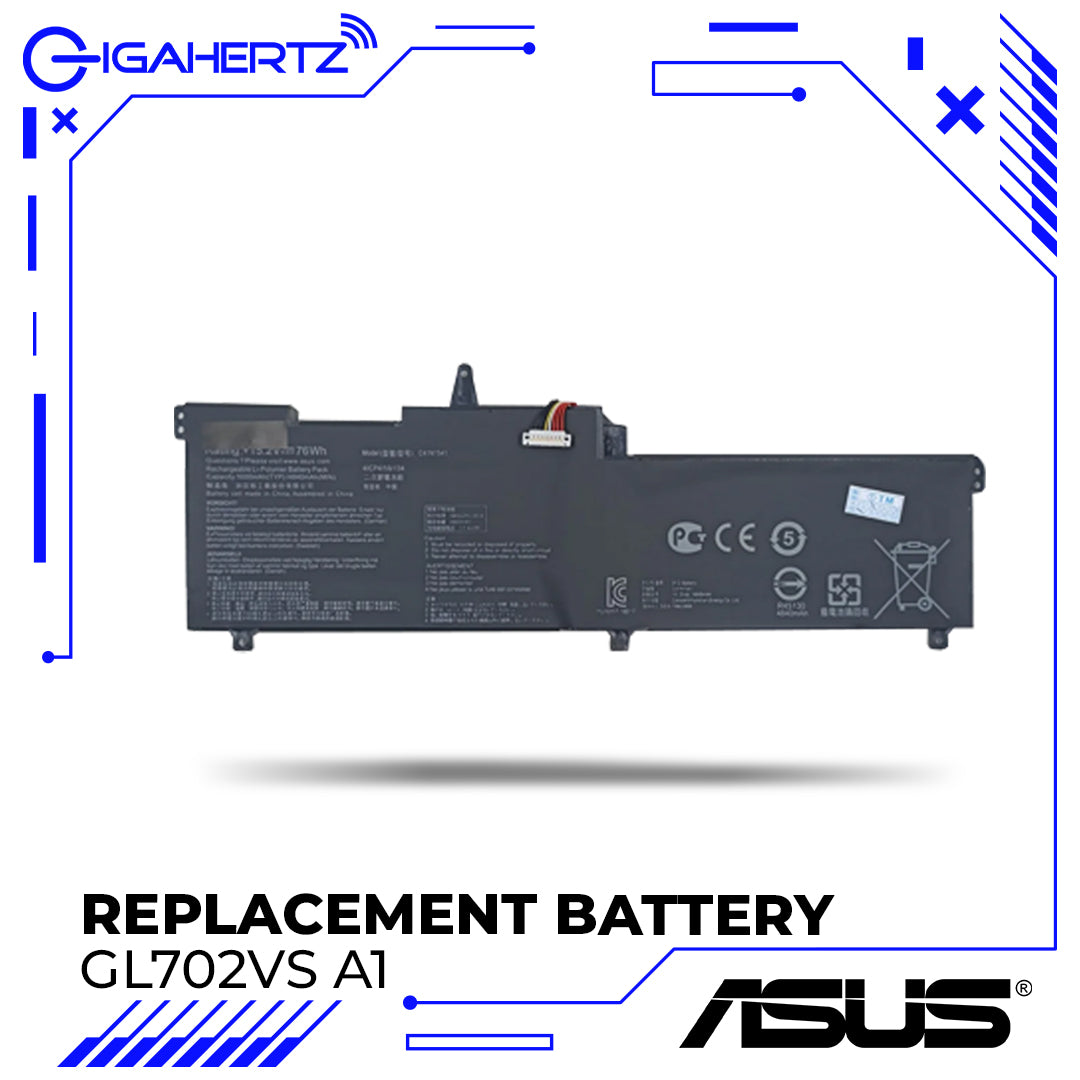 Replacement Battery for Asus GL702VS A1