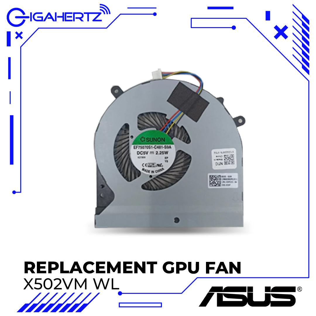 Replacement GPU Fan for Asus X502VM WL